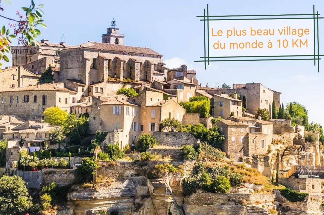 La Fee Viviane Et Michel L'Enchanteur Robion en Luberon Exteriör bild